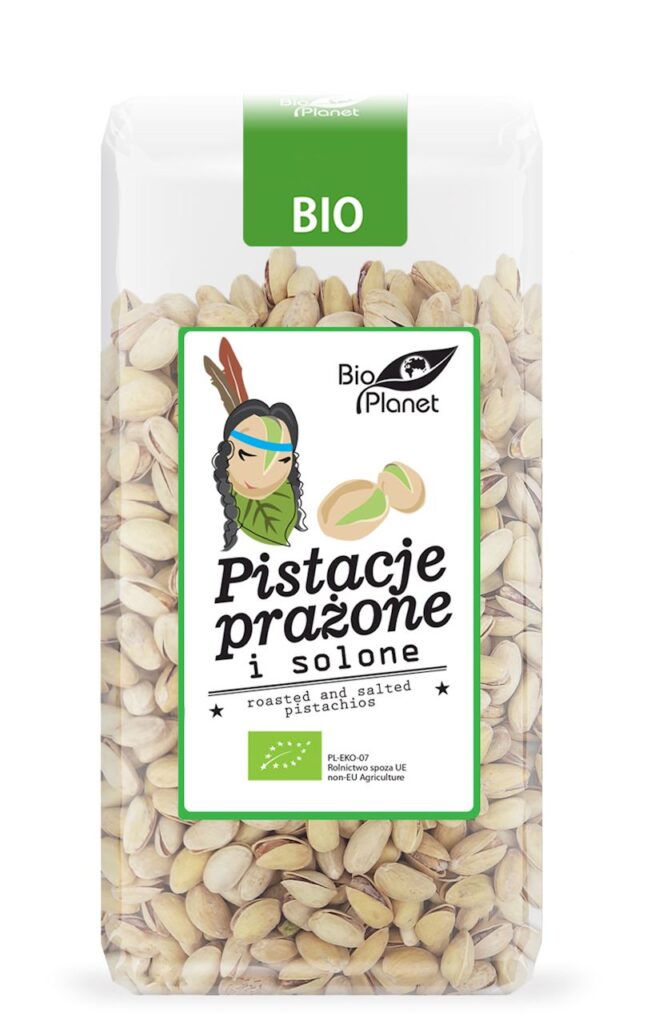 PISTACJE PRAŻONE I SOLONE BIO 300 g – BIO PLANET