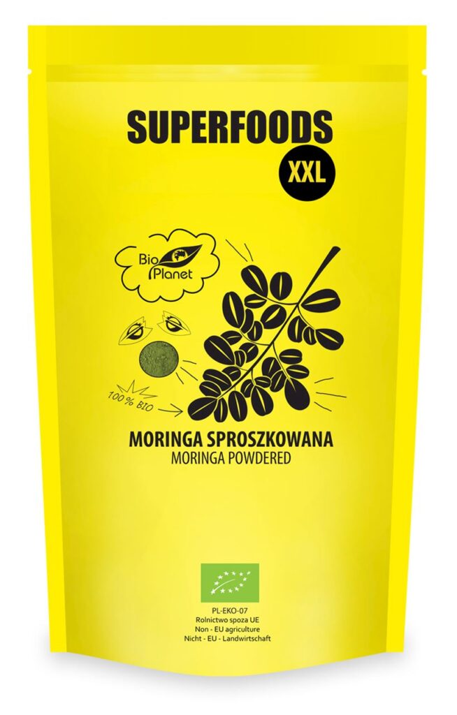 MORINGA SPROSZKOWANA BIO 500 g – BIO PLANET