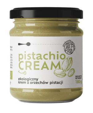 KREM PISTACJOWY BEZ DODATKU CUKRÓW BIO 180 g - DIET-FOOD