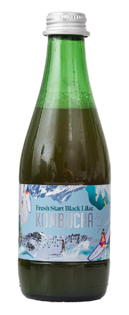 KOMBUCHA O SMAKU KWIATÓW CZARNEGO BZU (FRESH START BLACK LILAC) BIO 330 ml – KOMBUCHA BY LAURENT