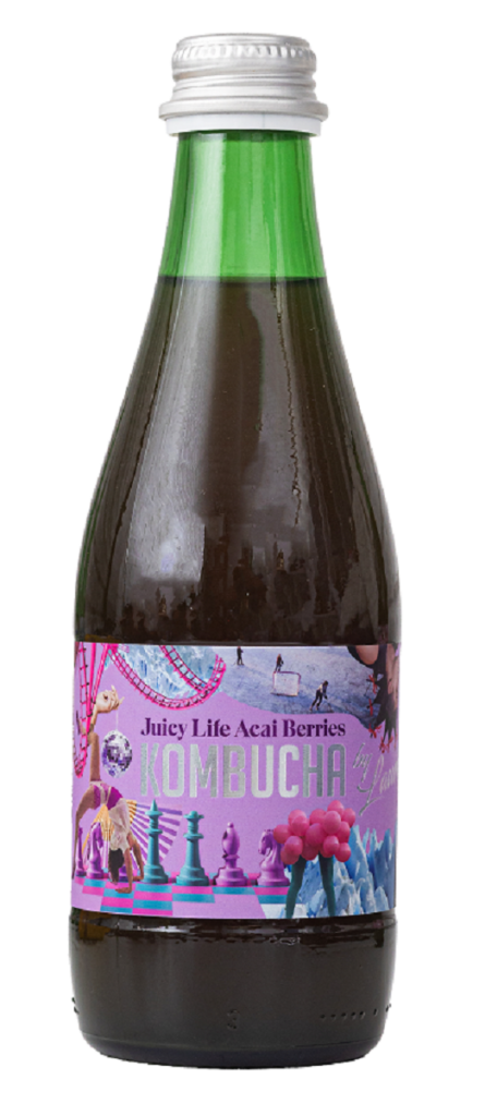 KOMBUCHA O SMAKU JAGÓD ACAI (JUICY LIFE ACAI BERRIES) BIO 330 ml – KOMBUCHA BY LAURENT