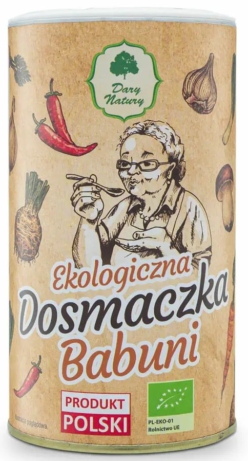 PRZYPRAWA UNIWERSALNA „DOSMACZKA BABUNI” BIO 250 g – DARY NATURY