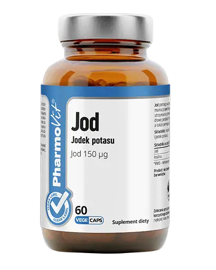JODEK POTASU (150 µg) BEZGLUTENOWY 60 KAPSUŁEK – PHARMOVIT (CLEAN LABEL)