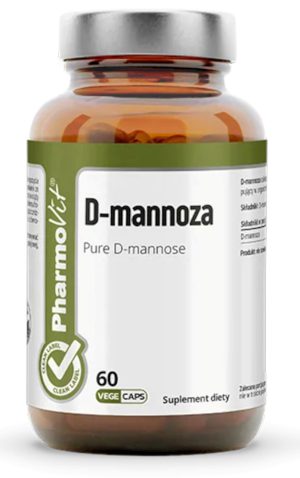 D-MANNOZA BEZGLUTENOWA 60 KAPSUŁEK - PHARMOVIT (CLEAN LABEL)