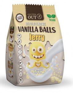 KULKI KUKURYDZIANE O SMAKU WANILIOWYM BEZGLUTENOWE 375 g - JERRY GLUTEN OUT