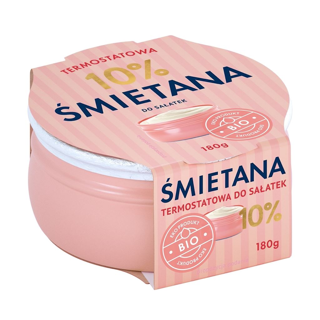 ŚMIETANA TERMOSTATOWA 10 % BIO 180 g – YÖMLEKO