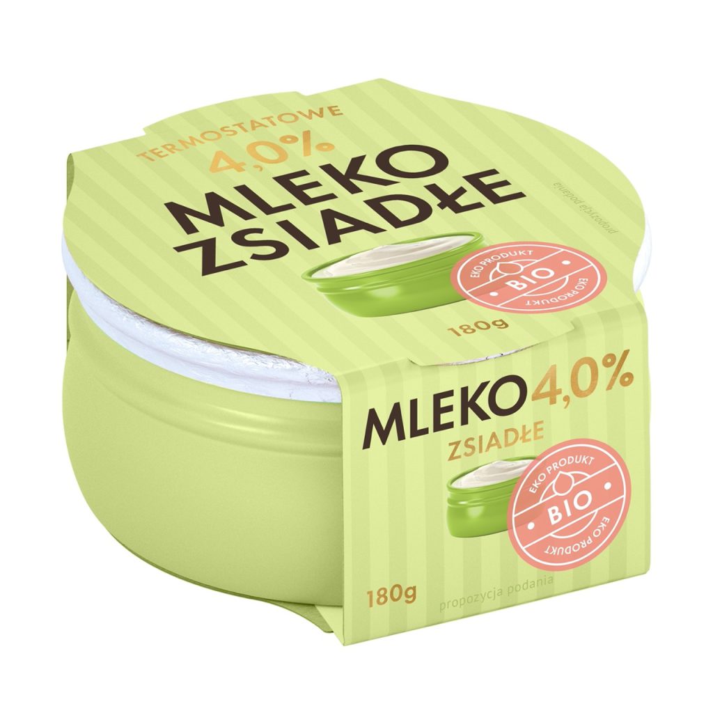 ZSIADŁE MLEKO TERMOSTATOWE 4 % BIO 180 g – YÖMLEKO