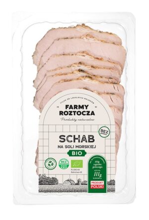 SCHAB NA SOLI MORSKIEJ PLASTRY BIO 100 g - FARMY ROZTOCZA (NA ZAMÓWIENIE)