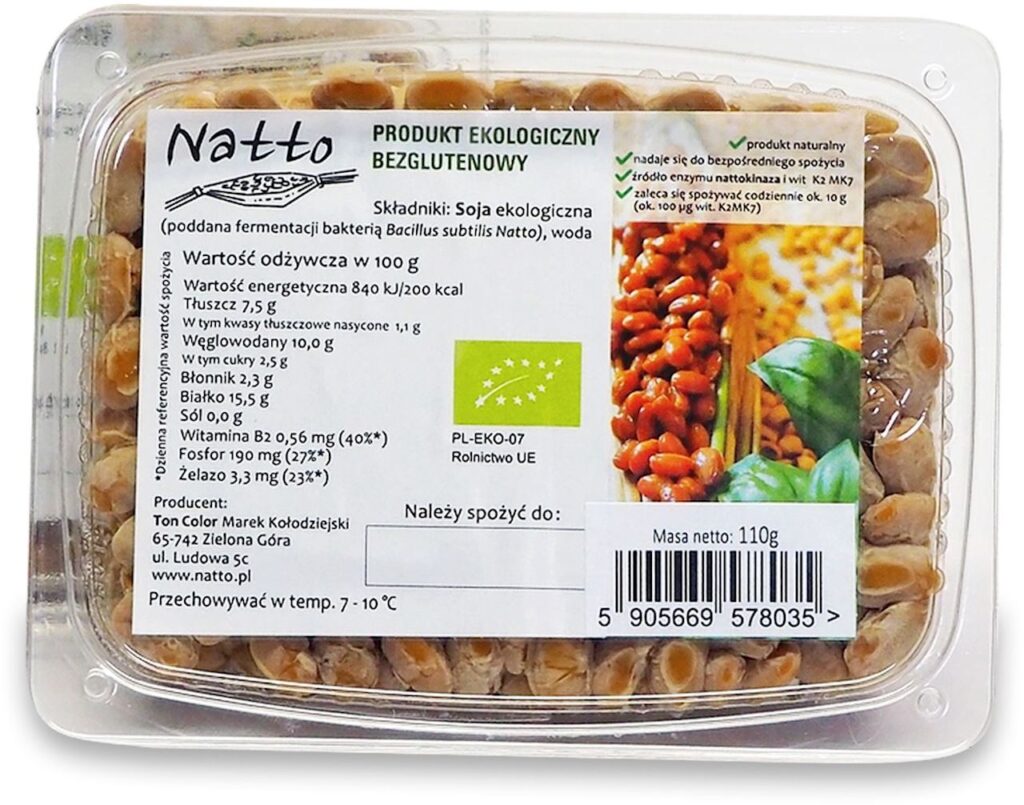 SFERMENTOWANA SOJA (NATTO) BIO 110 g – NATTO