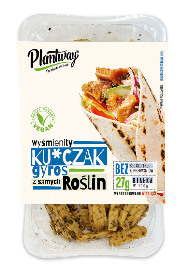 KURCZAK ROŚLINNY A’LA GYROS 160 g – PLANTWAY