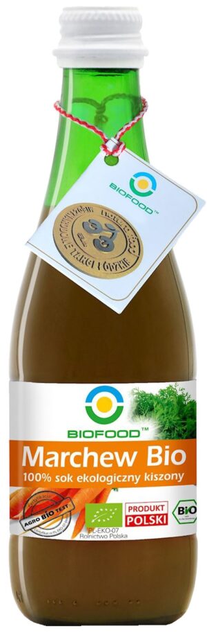 SOK Z MARCHWI KISZONEJ NFC BEZGLUTENOWY BIO 300 ml - BIO FOOD