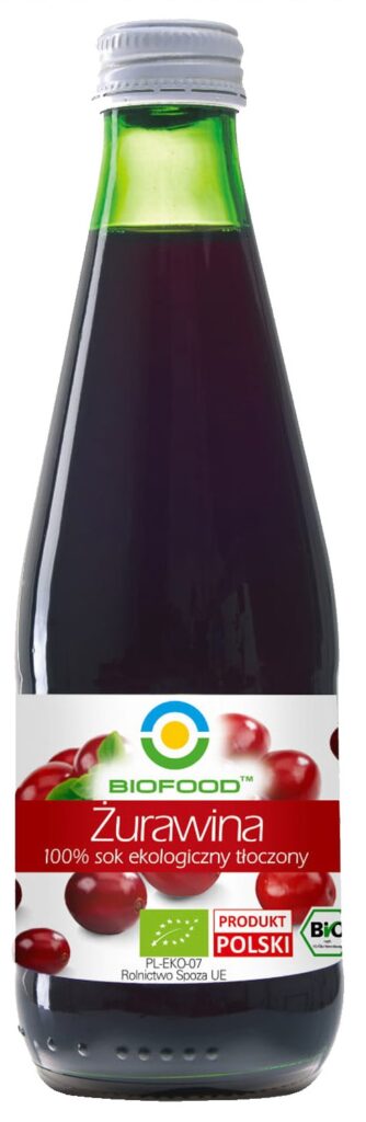 SOK Z ŻURAWINY NFC BEZGLUTENOWY BIO 300 ml – BIO FOOD