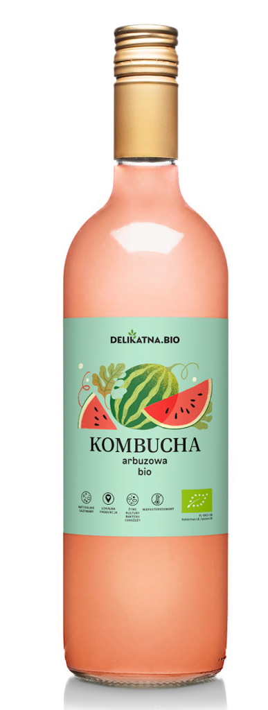 KOMBUCHA ARBUZOWA BIO 750 ml – DELIKATNA