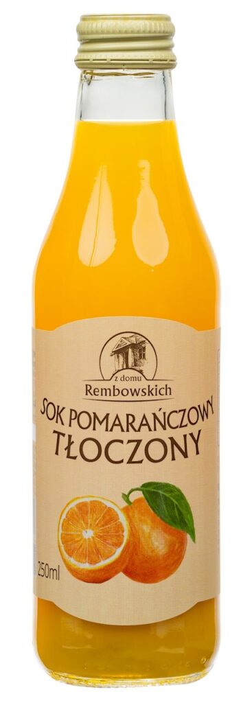 SOK POMARAŃCZOWY NFC 250 ml – REMBOWSCY