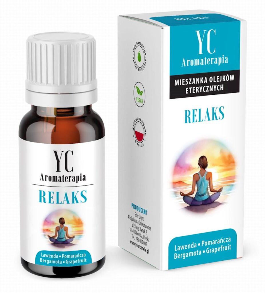 OLEJEK ETERYCZNY MIX NA RELAKS 10 ml – YOUR CANDLE