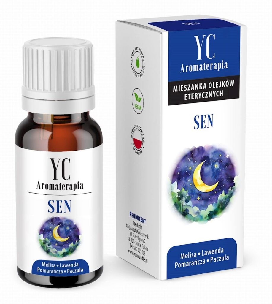 OLEJEK ETERYCZNY MIX NA SEN 10 ml – YOUR CANDLE