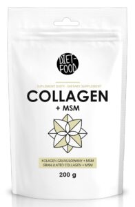 KOLAGEN WOŁOWY + MSM INSTANT 200 g - DIET-FOOD