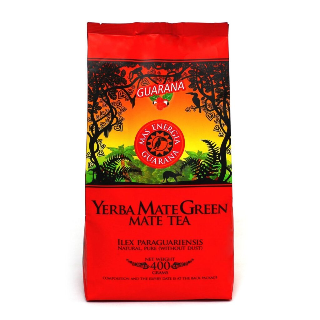 YERBA MATE GREEN MAS ENERGIA GUARANA 400 g – MATE GREEN