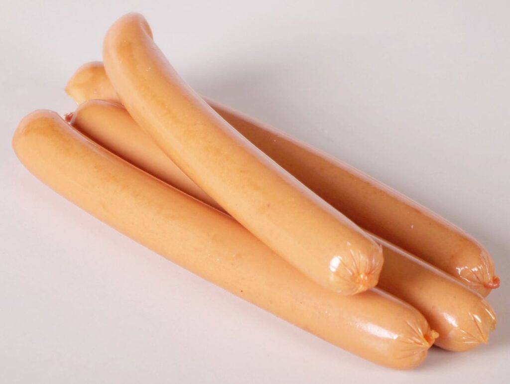 PARÓWKI BIO (DUŻE OPAKOWANIE – około 1,00 kg) – WASĄG (NA ZAMÓWIENIE)