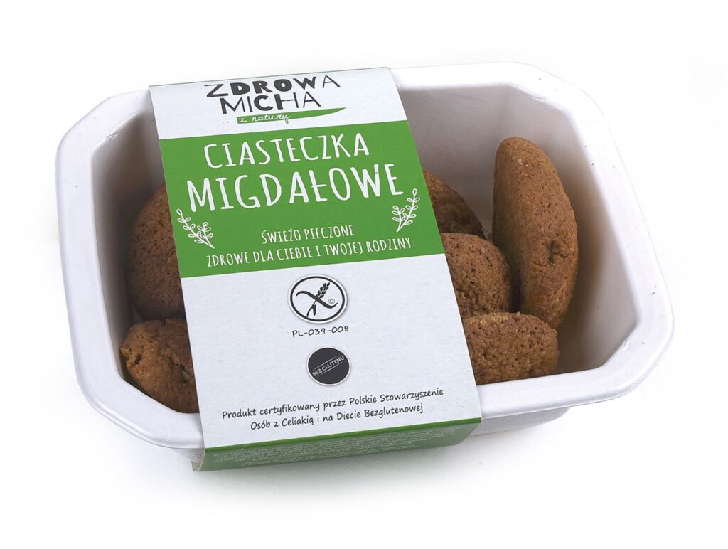 CIASTKA MIGDAŁOWE BEZGLUTENOWE 100 g – ZDROWA MICHA (NA ZAMÓWIENIE)