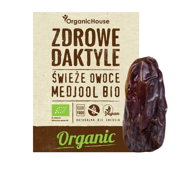 DAKTYLE MEDJOOL ŚWIEŻE BEZGLUTENOWE BIO 500 g – ORGANICHOUSE