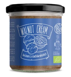 KREM Z PRAŻONYCH ORZECHÓW WŁOSKICH BIO 300 g - DIET-FOOD