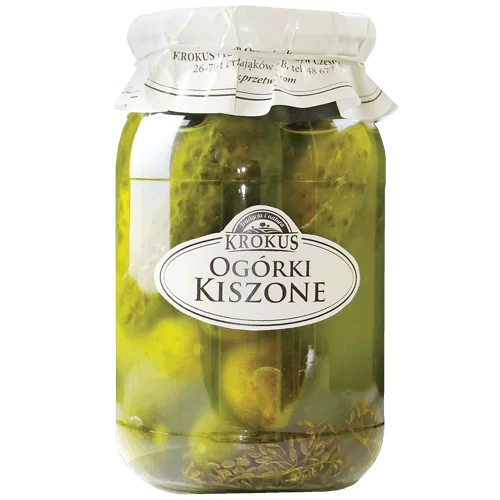 OGÓRKI KISZONE 810 g (450 g) – KROKUS