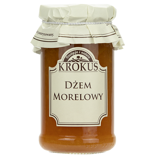 DŻEM MORELOWY O OBNIŻONEJ ZAWARTOŚCI CUKRU BEZGLUTENOWY 235 g – KROKUS