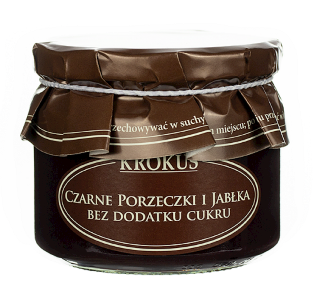 CZARNE PORZECZKI I JABŁKA BEZ DODATKU CUKRÓW 310 g – KROKUS