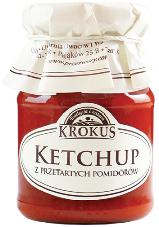 KETCHUP BEZGLUTENOWY 180 g – KROKUS