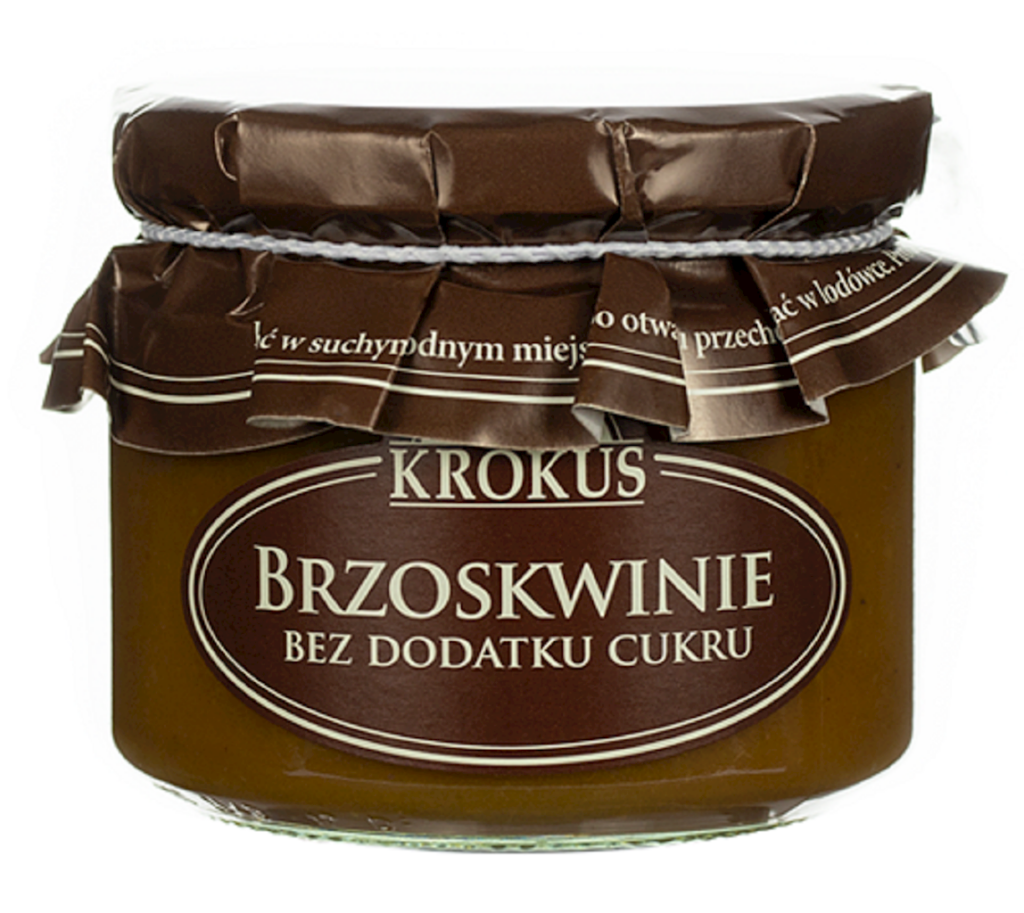 BRZOSKWINIE BEZ DODATKU CUKRÓW 310 g – KROKUS