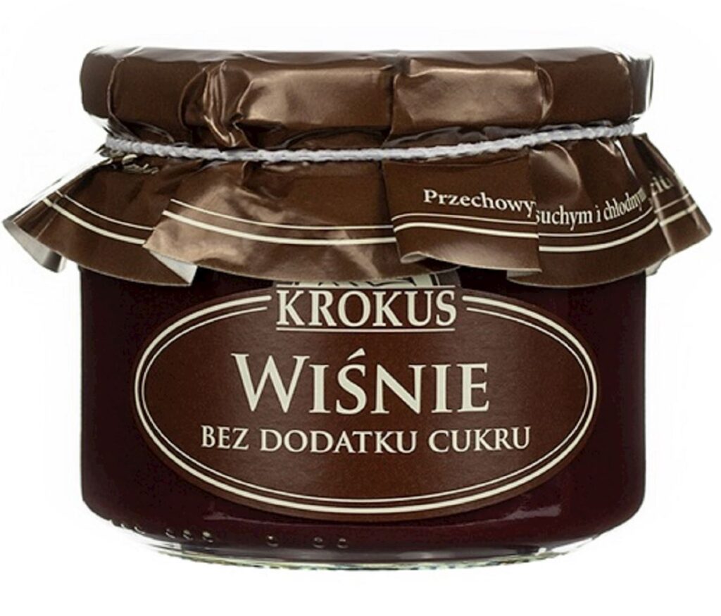 WIŚNIE I JABŁKA BEZ DODATKU CUKRÓW 310 g – KROKUS