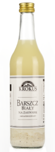 BARSZCZ BIAŁY NA ZAKWASIE NIEPASTERYZOWANY 480 ml - KROKUS