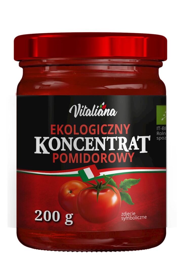 KONCENTRAT POMIDOROWY 22 % BIO 200 g – VITALIANA