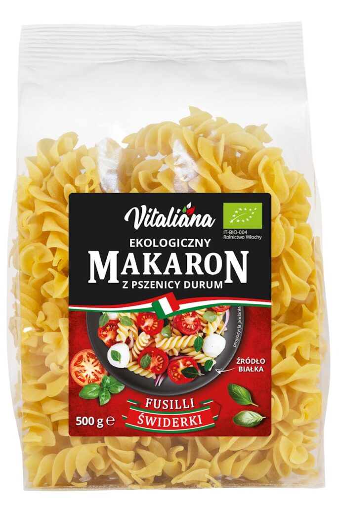 MAKARON (SEMOLINOWY) FUSILLI BIO 500 g – VITALIANA