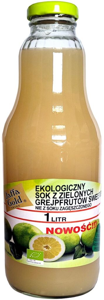 SOK Z ZIELONYCH GREJPFRUTÓW SWEETIE NFC BIO 1 L – JAFFA GOLD
