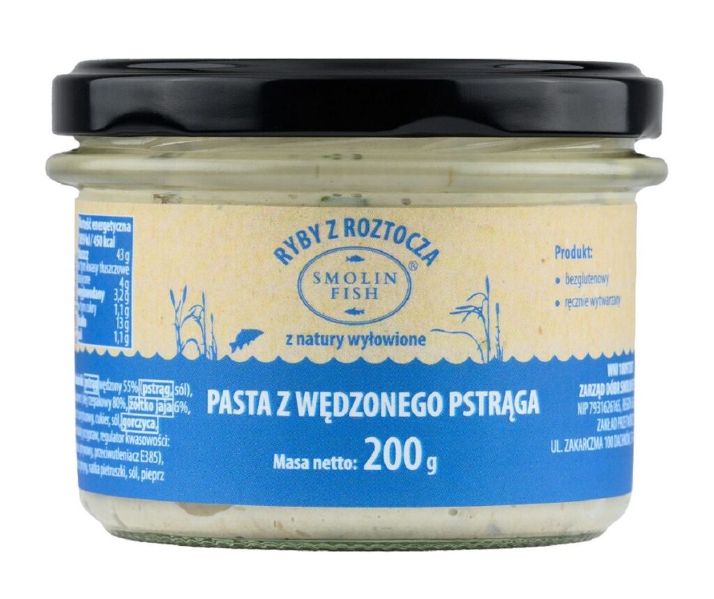 PASTA Z WĘDZONEGO PSTRĄGA 200 g – SMOLIN FISH (NA ZAMÓWIENIE)