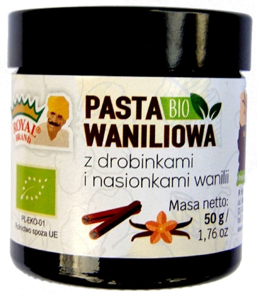 PASTA WANILIOWA BIO 50 g – ROYAL BRAND