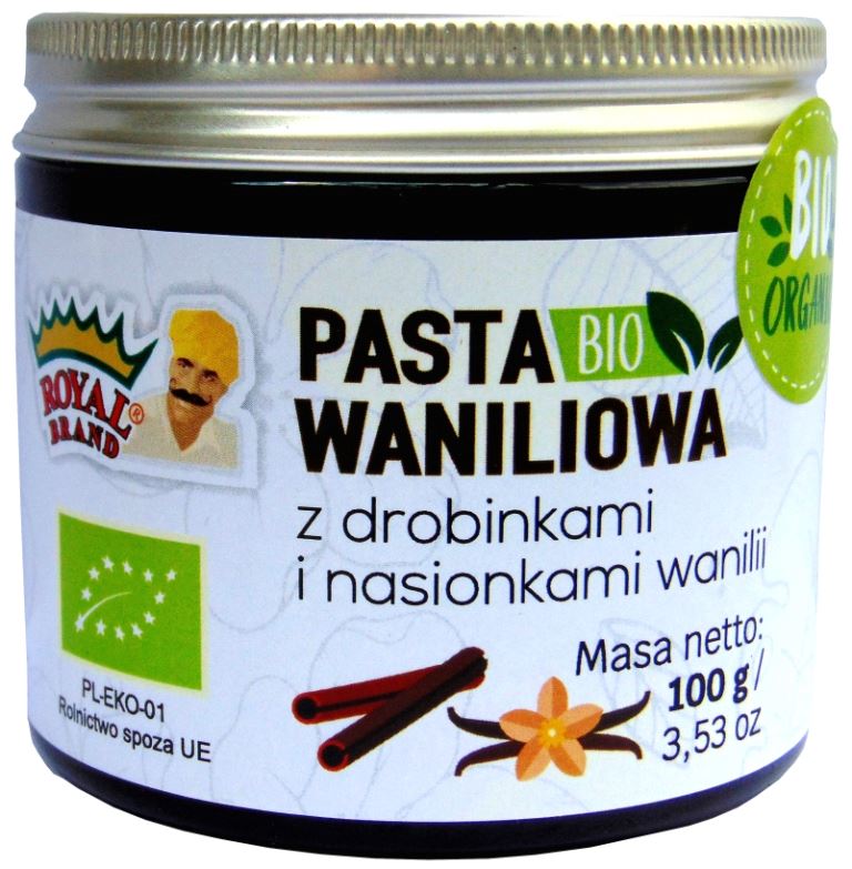 PASTA WANILIOWA BIO 100 g – ROYAL BRAND