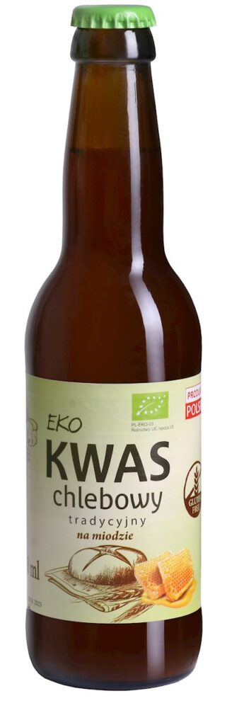 KWAS CHLEBOWY TRADYCYJNY NA MIODZIE BEZGLUTENOWY BIO 330 ml – EKO NATURA