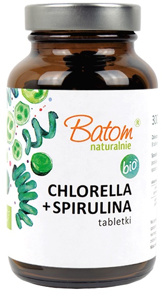 CHLORELLA + SPIRULINA BIO 240 TABLETEK – BATOM
