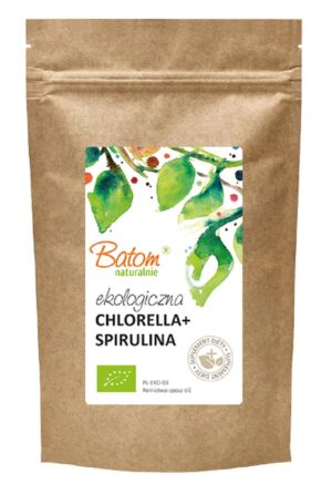 CHLORELLA + SPIRULINA BIO 500 TABLETEK - BATOM