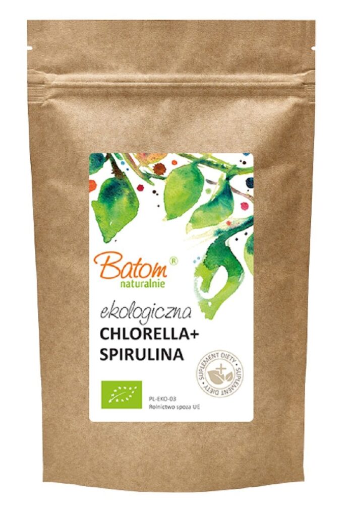 CHLORELLA + SPIRULINA BIO 500 TABLETEK – BATOM