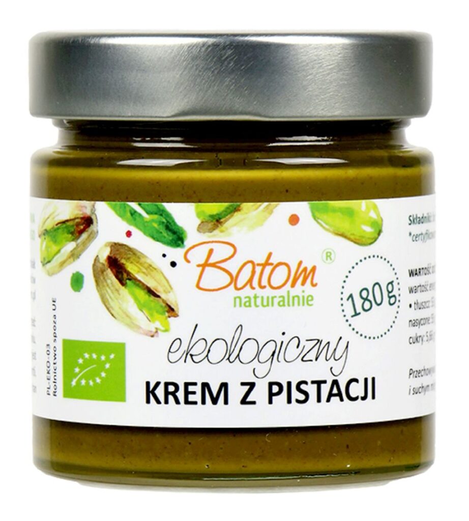 KREM Z PISTACJI 100 % BIO 180 g – BATOM