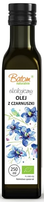 OLEJ Z CZARNUSZKI TŁOCZONY NA ZIMNO BIO 250 ml – BATOM