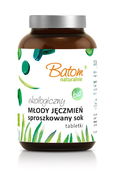 SOK Z MŁODEGO JĘCZMIENIA SPROSZKOWANY BIO (500 mg) 240 TABLETEK – BATOM