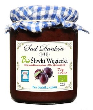 ŚLIWKA WĘGIERKA BEZ DODATKU CUKRÓW BIO 270 g - SAD DANKÓW