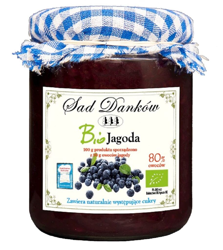 JAGODA 80 % BIO 260 g – SAD DANKÓW