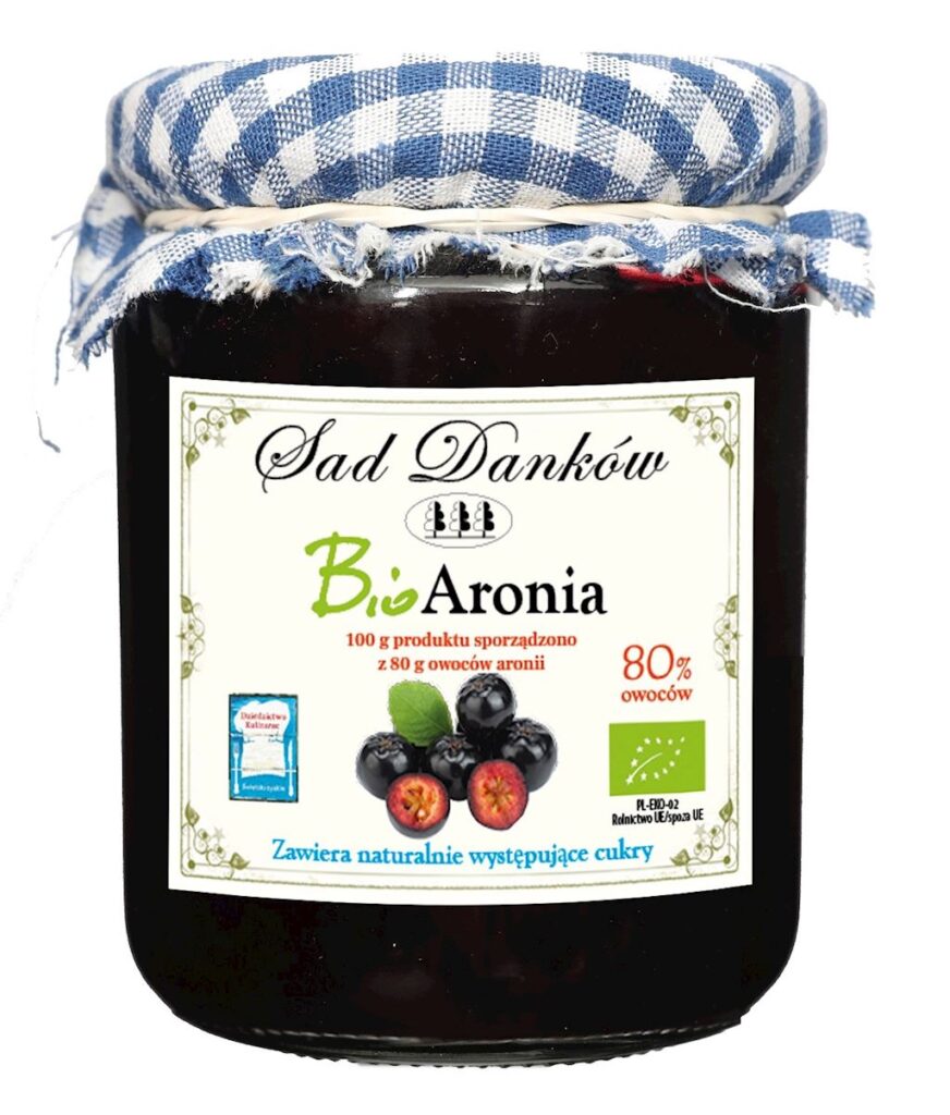 ARONIA 80 % BIO 260 g – SAD DANKÓW
