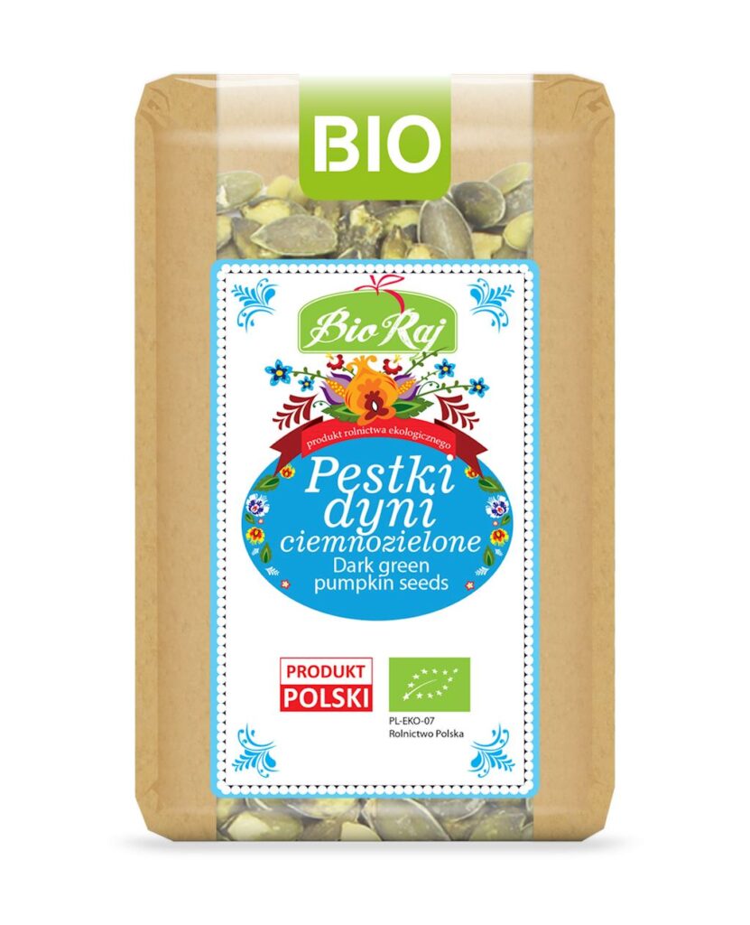PESTKI DYNI CIEMNOZIELONE BIO (POLSKA) 300 g – BIO RAJ